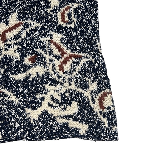 {EUC Joseph Abboud Cashmere Linen Cotton Pullover Sweater Navy Nature Medium} - Picture 2 of 7